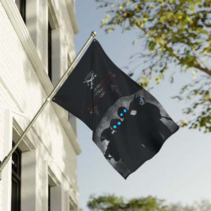 Tactical Night Ops Flag — Machine Gun Squad with Sun Tzu Quote