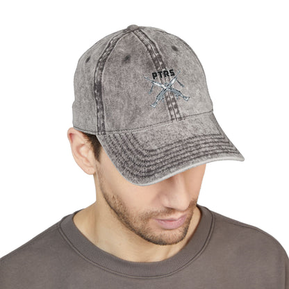 PTRS Peganus Tactical Research Solutions Vintage Cap — Embroidered Dad Hat